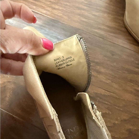 NWOT Donald Pliner Women's Tan Suede Western Ankle Boots-Size 9 - Picture 13 of 14